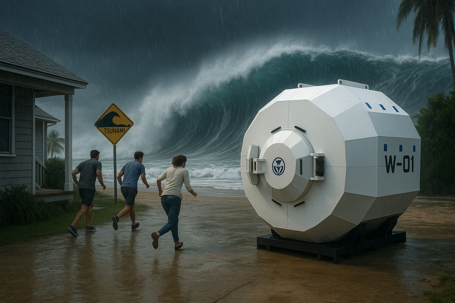 LifePods Tsunami Protection